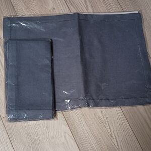 NWT Williams-Sonoma Hemstitch Linen Cotton Placemat and Napkin Set Of 4